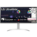 LG Electronics Japan ゲーミングディスプレイ 34型/2560×1080/白 34WQ650-W