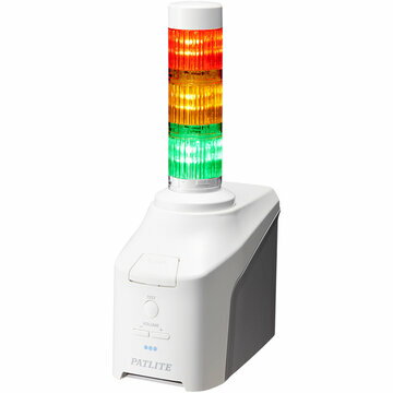 パトライト ネットワーク制御信号灯 40mm/3段/赤黄緑/AC付 NHB4-3-RYG