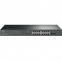 TP-Link 18ポートギガビットデスクトップスイッチ(16PoE+) TL-SG2218P(UN)