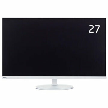 NEC 27型3辺狭額縁VAワイド液晶ディスプレイ(白色) LCD-AS274F