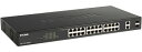 D-Link ギガL2 Easyスマートスイッチ、PoE+ 最大370W給電 DGS-1100-26MPV2/A3