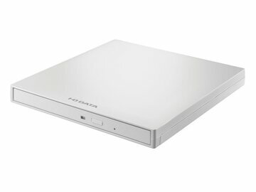 アイ・オー・データ機器 USB A対応 ポータブルDVDドライブ ホワイト DVRP-UB8W/Eのサムネイル