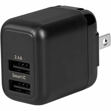 IEebN AC/USB[d/ő12W/2|[g/RpNg/ubN OWL-AC12WA2-BK