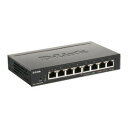 D-Link DGS-1100-08PV2 L2スイッチ、PoE+、1000T×8 DGS-1100-08PV2/A4