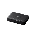 エレコム Giga対応スイッチングハブ/3ポート/プラ筐体/ブラック EHC-G03PA2-SB