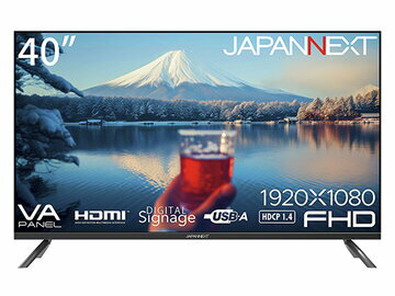 【ブラックフライデー開催中】 JAPANNEXT 液晶ディスプレイ 40型/1920×1080/ブラック JN-V40TFHD-U