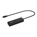 バッファロー(サプライ) Giga対応 USB-C接続LANアダプター ハブ付 ブラック LUD-U3-CU101BK