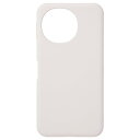 シャープ(モバイル) AQUOS sense9用 SHARP純正シリコンケース ホワイト XN-Z04SG-W