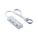 エレコム 個別スイッチタップ/雷サージ付き/3個口/2m/ホワイト T-IS01-2320WH