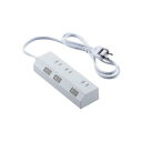 エレコム 個別スイッチタップ/雷サージ付き/3個口/1m/ホワイト T-IS01-2310WH