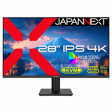 【ブラックフライデー開催中】 JAPANNEXT 液晶ディスプレイ 28型/3840×2160/ブラック JN-i28U-C6