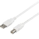 バッファロー(サプライ) USB2.0ケーブル(A to B) 2m ホワイト BSUAB220WH