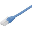 バッファロー(サプライ) ツメの折れないLANケーブル CAT6 フラット 1.5m BL BSLS6FU15BL2