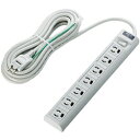 エレコム RoHS指令 3ピン対応タップ/7個口/グレー T-T05-3750LG/RS