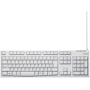 エレコム メンブレン式キーボード/108キー/USB/Lサイズ/ホワイト TK-FCM062WH