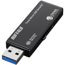 バッファロー HW暗号化 USB3.0メモリー ウイルススキャン3年 16GB RUF3-HSL16GTV3