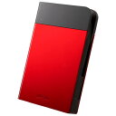 バッファロー ICカード対応 耐衝撃ポータブルHDD 1TB レッド ...(2)