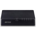 バッファロー 10/100Mスイッチ プラ/電源外付 5ポート ブラック LSW4-TX-5EPL/BKD