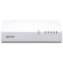バッファロー 10/100Mスイッチ プラ/電源内蔵 5ポート ホワイト LSW4-TX-5NP/WHD