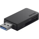 バッファロー(サプライ) 高速カードリーダー/ライター USB3.0対応 ブラック BSCR26TU3BK