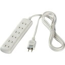 バッファロー(サプライ) 2ピン式電源タップ 6個口 1m ホワイト BSTAPST2610WH