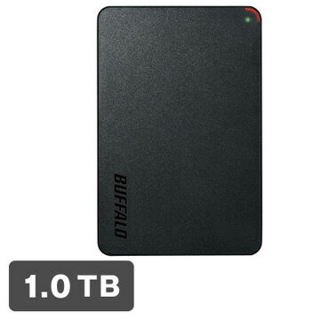 バッファロー USB3.1(Gen1)/3.0 ポータブルHDD 1TB ブラック HD-NRPCF1.0-BB