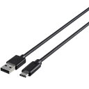 BUFFALO USB2.0ケーブル(A-C) 1m ブラック BSUAC210BK