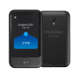 ソースネクスト ◇POCKETALK (ポケトーク) S グローバル通信(2年)付き ブラック PTSGK 275320