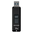 アーキサイト ◇AS-032GU3-PSB ARCHISS USB3.2 USBフラッシュメモリ スライド式 32GB AS-032GU3-PSB