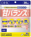 7つの成分が甘いものの食べすぎや、コンディションの乱れなどをバックアップ 『甘バランス』は、糖分が気になる方におすすめのサプリメントです。桑の葉、オリーブリーフ、ヤーコン葉、苦瓜、コロハ、バナバといったエキスに、さとうきび由来の発酵バガスをプラス。7つの植物由来成分が、甘いものやご飯、麺類をつい食べすぎる方、生活習慣からコンディションが乱れがちな方などをバックアップします。 朝、昼、夜など食事の前に分けてとるのがおすすめです。 桑の葉エキス カルシウムやカロテン、フラボノイド類を豊富に含む桑の葉。糖分が気になる方や、健康維持したい方に。 オリーブリーフエキス ポリフェノールの一種であるオレユロペンを35％も含有。糖分が気になる方だけでなくスタミナキープにも。 ヤーコン葉エキス 南米アンデス高原原産の野菜ヤーコン。カテキンやポリフェノール類、ミネラルなどが豊富に含まれるヤーコン葉は、糖分が気になる方をサポートし、毎日のリズムを整えるほか、若々しさにも。 発酵バガス 発酵バガスは、さとうきびの繊維であるバガスを「爆砕発酵処理」することで生み出した画期的な成分。もともとのバガスに含まれないキシロオリゴ糖が得られるほか、ポリフェノール量を約7倍に増加。糖分が気になる方をサポートするほか、スッキリや若々しさにも。 苦瓜エキス 苦瓜が備える3つの成分、チャランチン、ペプチドP、苦味成分が糖分が気になる方をサポート。 コロハエキス コロハは、西アジアや南東ヨーロッパを原産とするハーブの一種。その種皮に含まれる特有成分4-ハイドロキシイソロイシンが糖分が気になる方をサポート。 バナバエキス ミネラルや食物繊維、タンニンなどが含まれるバナバは東南アジアに分布するミソハギ科の植物。バナバの特有成分コロソリン酸が糖分が気になる方をサポート。 ※水またはぬるま湯でお召し上がりください。 1日3粒目安/30日分 ■成分・原材料 甘バランス 1日3粒総重量1,206mg（内容量975mg）あたり桑の葉エキス末300mg、ビール酵母262.5mg、オリーブリーフエキス末（オレユロペン35％）150mg、ヤーコン葉エキス末90mg、発酵バガス90mg、苦瓜エキス末（チャランチン0.6％）30mg、コロハエキス末（4-ハイドロキシイソロイシン40％）30mg、バナバエキス末（コロソリン酸18％）3mg 【主要原材料】桑の葉エキス末（桑の葉エキス、デキストリン）、オリーブリーフエキス末（オリーブリーフエキス、デキストリン）、ヤーコン葉エキス末（ヤーコン葉エキス、グァーガム分解物）、発酵バガス、苦瓜エキス末、コロハエキス末、バナバエキス末 【調整剤等】ビール酵母、ステアリン酸カルシウム 【被包剤】ゼラチン、着色料（カラメル、酸化チタン）（原材料の一部に大豆由来含む）