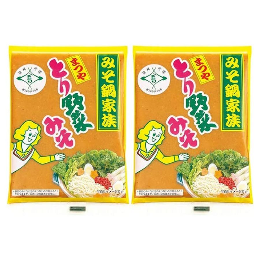 まつや とり野菜みそ 松屋 とり野菜 味噌 鍋の素 鍋スープ 200g 2袋 鍋 味噌鍋 石川 名物 鶏だし 冬 調味料のサムネイル