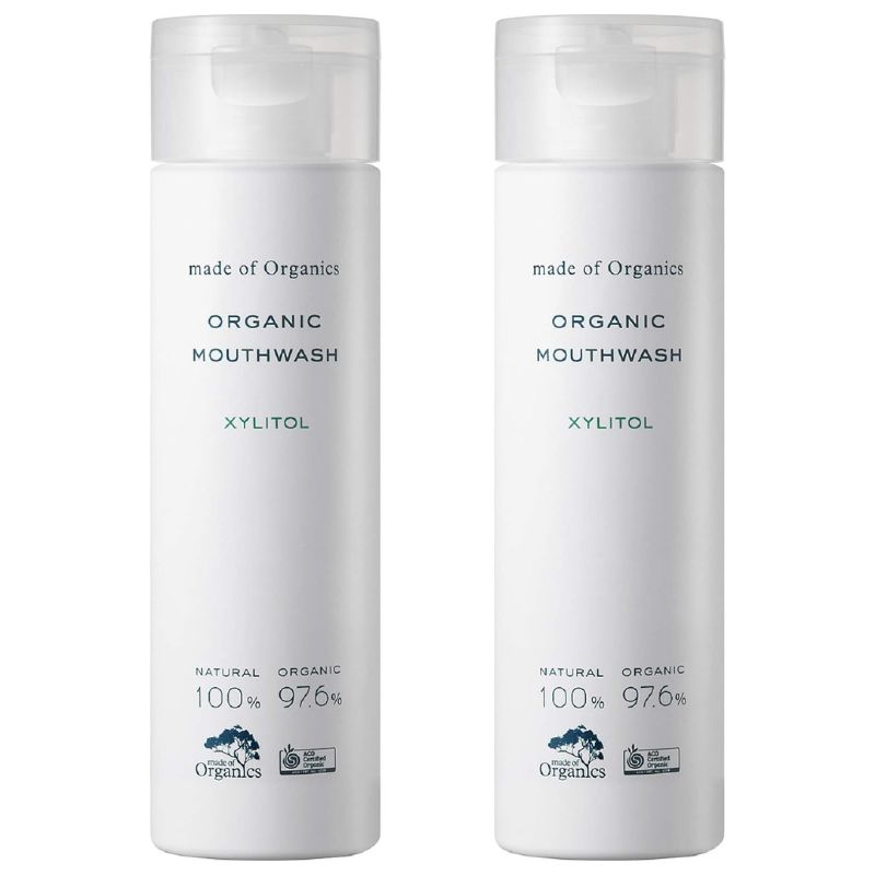 メイド・オブ・オーガニクス マウスウォッシュ キシリトール 200ml 2個 送料無料 made of Organics