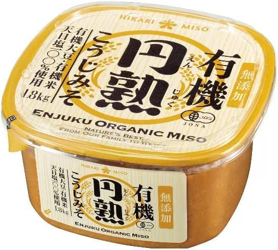 ひかり味噌 円熟こうじみそ 有機 無添加 コストコ HIKARI MISO 1.8kg 1個 COSTCO 天日塩 有機JAS認証 オーガニックのサムネイル