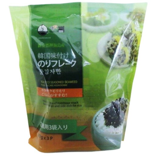 イェマッ食品 韓国味付けのりフレーク 80g×3袋入り イェマッ食品 韓国味付けのりフレーク 80g×3袋入り