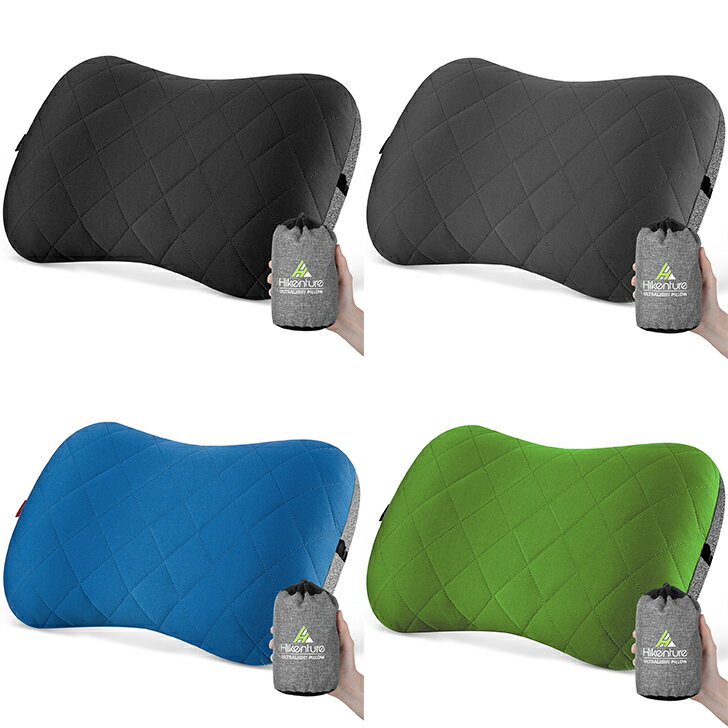 【送料無料・正規品】キャンプ枕 Hikenture® エアーピロー 携帯枕 トラベルピロー コットンカバー付き エアー枕 旅行枕 キャンプまくら 空気枕 腰枕 超軽量 コンパクト 収納袋付き アウトドア・キャンプ・トラベル・車中泊・事務室通販格安セール情報 楽天 通販