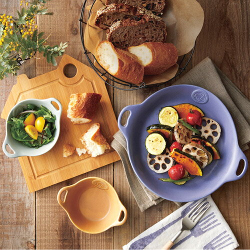 フェリーチェ ( Felice イタリア語で「幸福」) オーブンクッキングセット 大プレート ＆ ボウル2客 ＆ ..