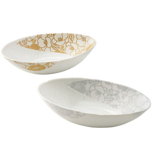 椿 ( TSUBAKI ) 日本製 ゴールド＆シルバー 組鉢 [ 木箱入 ] 人気 ギフト 御祝 結婚祝 出産祝 新築祝 ..