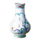 宮内庁御用達 香蘭社 日本製 有田焼 色絵松竹梅鳥文 花瓶 花生 30cm ( 木箱入 ) 御祝 結婚祝 出産祝 新築祝 結婚内祝 出産内祝 新築内祝 各種内祝...