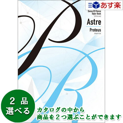 【 あす楽 土日・祝日対応 】多彩なブランドとラインナップ ギフトのアピデ カタログギフト ｢ アストル ( Astre )｣ プロテウス 2品選べるダブルチョイス 101600円コース 人気 ギフト 結婚祝 出産祝 新築祝 結婚内祝 出産内祝 新築内祝 記念品