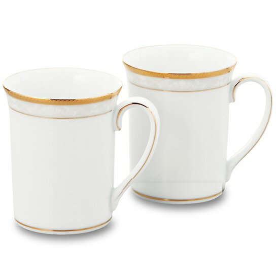 ノリタケ ( NORITAKE ) ハンプシャーゴールド ペアマグカップ 310ml [ブランドロゴ入りギフトBOX] 人気 ギフト 御祝 結婚祝 出産祝 新築祝 結婚内祝 出産内祝 新築内祝 各種内祝 快気祝 粗品 景品 記念品 歳祝