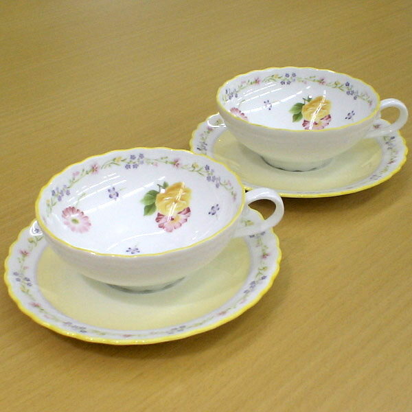 ノリタケ カップ 【 あす楽 土日・祝日対応 】ノリタケ ( NORITAKE ) ジュヌフレール ティーカップ＆ソーサーペア 180ml ※ 電子レンジ使用可 [ブランドロゴ入りギフトBOX] 人気 ギフト 御祝 結婚祝 出産祝 新築祝 結婚内祝 出産内祝 新築内祝 粗品 景品 記念品 歳祝