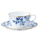 ノリタケ ( NORITAKE ) ブルーソレンティーノ ティー・コーヒーカップ＆ソーサー 225ml  人気 ギフト 御祝 結婚祝 出産祝 新築祝 結婚内祝 出産内祝 新築内祝 粗品 景品 記念品 歳祝