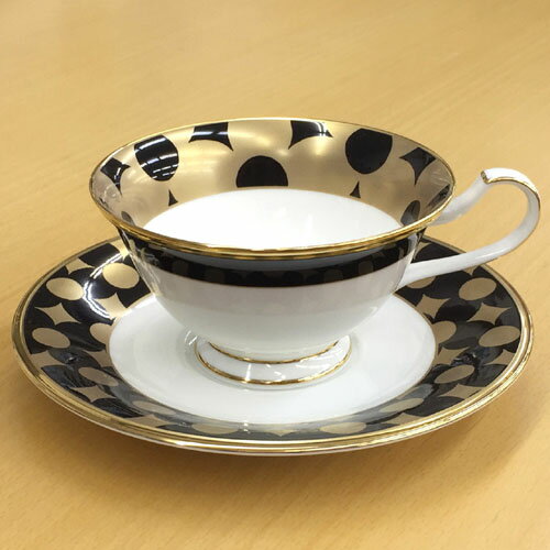 Noritake　（ノリタケ）　日本製　雲母唐長　南蛮七宝金彩　ティー・コーヒーカップ＆ソーサー　[ブランドロゴ入りギフトBOX]　【あす楽_土曜営業】【あす楽_日曜営業】【ギフト　出産内祝　結婚内祝　結婚式引出物　快気祝　各種内祝】