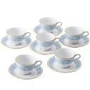 【 あす楽 土日・祝日対応 】ノリタケ ( NORITAKE ) レースウッドゴールド ティー・コーヒーカップ＆ソーサー 6客セット 220ml [ブランドロゴ入りギフトBOX] 人気 ギフト 御祝 結婚祝 出産祝 新築祝 結婚内祝 出産内祝 新築内祝 記念品 歳祝