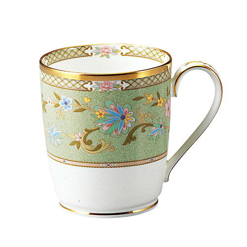 ノリタケ ( NORITAKE ) 日本製 ヨシノ マグカップ 290ml ( グリーン ) [ブランドロゴ入りギフトBOX] 人気 ギフト 御祝 結婚祝 出産祝 新築祝 結婚内祝 出産内祝 新築内祝 粗品 景品 記念品 歳祝