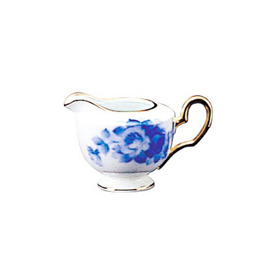皇室御用達 大倉陶園 日本製 ブルーローズ クリーマー (小) ミルク入れ 125ml [ブランドロゴ入りギフトBOX] 人気 ギフト 御祝 結婚祝 出産祝 新築祝 結婚内祝 出産内祝 新築内祝 各種内祝 快気祝 粗品 景品 記念品 歳祝