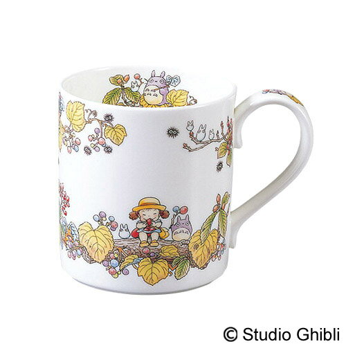 ノリタケ ( NORITAKE ) 日本製 スタジオジブリ となりのトトロ 9〜10月 がまずみ編 たっぷりマグカップ 400ml ※ 電子レンジ使用可 [トトロ専用BOX入り] 人気 ギフト 御祝 結婚祝 出産祝 新築祝 結婚内祝 出産内祝 新築内祝 各種内祝