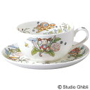 ノリタケ ( NORITAKE ) 日本製 スタジオジブリ となりのトトロ 7〜8月 ひるがお編 たっぷりミルクティーカップ＆ソーサー 325ml ※ 電子レンジ使用可 [トトロ専用BOX入り] 人気 ギフト 御祝 結婚祝 出産祝 新築祝 結婚内祝 出産内祝