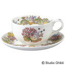 ノリタケ ( NORITAKE ) 日本製 スタジオジブリ となりのトトロ 9〜10月 がまずみ編 たっぷりミルクティーカップ＆ソーサー 325ml ※ 電子レンジ使用可 [トトロ専用BOX入り] 人気 ギフト 御祝 結婚祝 出産祝 新築祝 結婚内祝 出産内祝