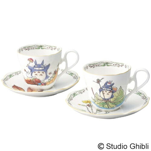 【当日発送 11時までの注文分】ノリタケ ( NORITAKE ) スタジオジブリ となりのトトロ コーヒーカップ＆ソーサーペア 250ml ※ 電子レンジ使用可 [トトロ専用BOX入り] 人気 ギフト 御祝 結婚祝 出産祝 新築祝 結婚内祝 出産内祝 新築内祝
